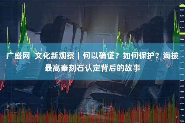 广盛网  文化新观察｜何以确证？如何保护？海拔最高秦刻石认定背后的故事